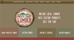 Desktop Screenshot of pacificcoastlumber.com